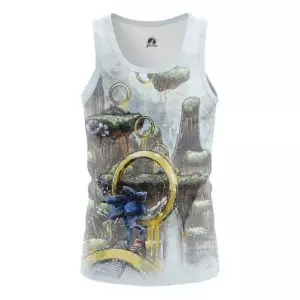 Tank Sonic hedgehog Rings Game art Vest Idolstore - Merchandise and Collectibles Merchandise, Toys and Collectibles 2