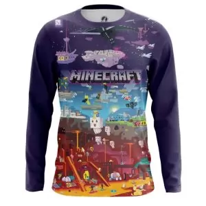 Long sleeve Minecraft Pattern Fan art Мир Idolstore - Merchandise and Collectibles Merchandise, Toys and Collectibles 2