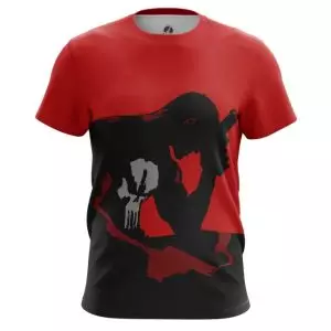 T-shirt Punisher Black Red Art Inspired Idolstore - Merchandise and Collectibles Merchandise, Toys and Collectibles 2