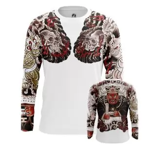 Men’s long sleeve Yakuza white Tattoo Sleeves Idolstore - Merchandise and Collectibles Merchandise, Toys and Collectibles 2