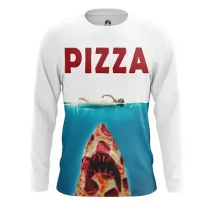 Buy men's long sleeve pizza attacks fun - product collection