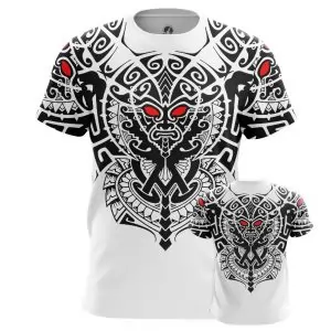 Buy men's t-shirt maori tattoos print clothes pattern - product collection