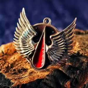 Necklace Blood Angels Warhammer 40k Dawn of War Pendant Idolstore - Merchandise and Collectibles Merchandise, Toys and Collectibles