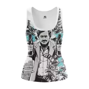 Women’s tank Pablo Escobar People Vest Idolstore - Merchandise and Collectibles Merchandise, Toys and Collectibles 2
