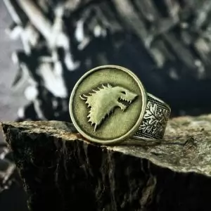 Ring Game of Thrones House Stark Darewolf Idolstore - Merchandise and Collectibles Merchandise, Toys and Collectibles