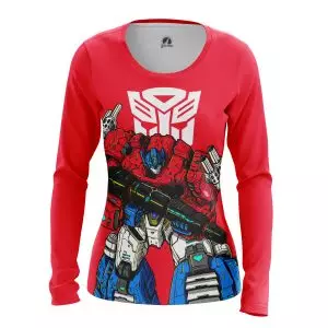 Women’s long sleeve Bad Ass Prime Optimus Transformers Idolstore - Merchandise and Collectibles Merchandise, Toys and Collectibles 2