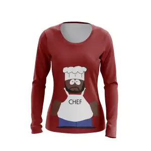 Women’s long sleeve Chef South Park Character Idolstore - Merchandise and Collectibles Merchandise, Toys and Collectibles 2