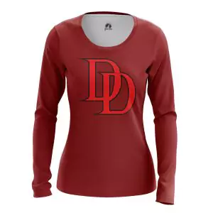 Women’s long sleeve Daredevil logo Red Idolstore - Merchandise and Collectibles Merchandise, Toys and Collectibles 2