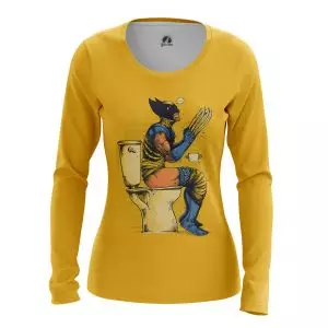 Women’s long sleeve Poo time Wolverine Idolstore - Merchandise and Collectibles Merchandise, Toys and Collectibles 2
