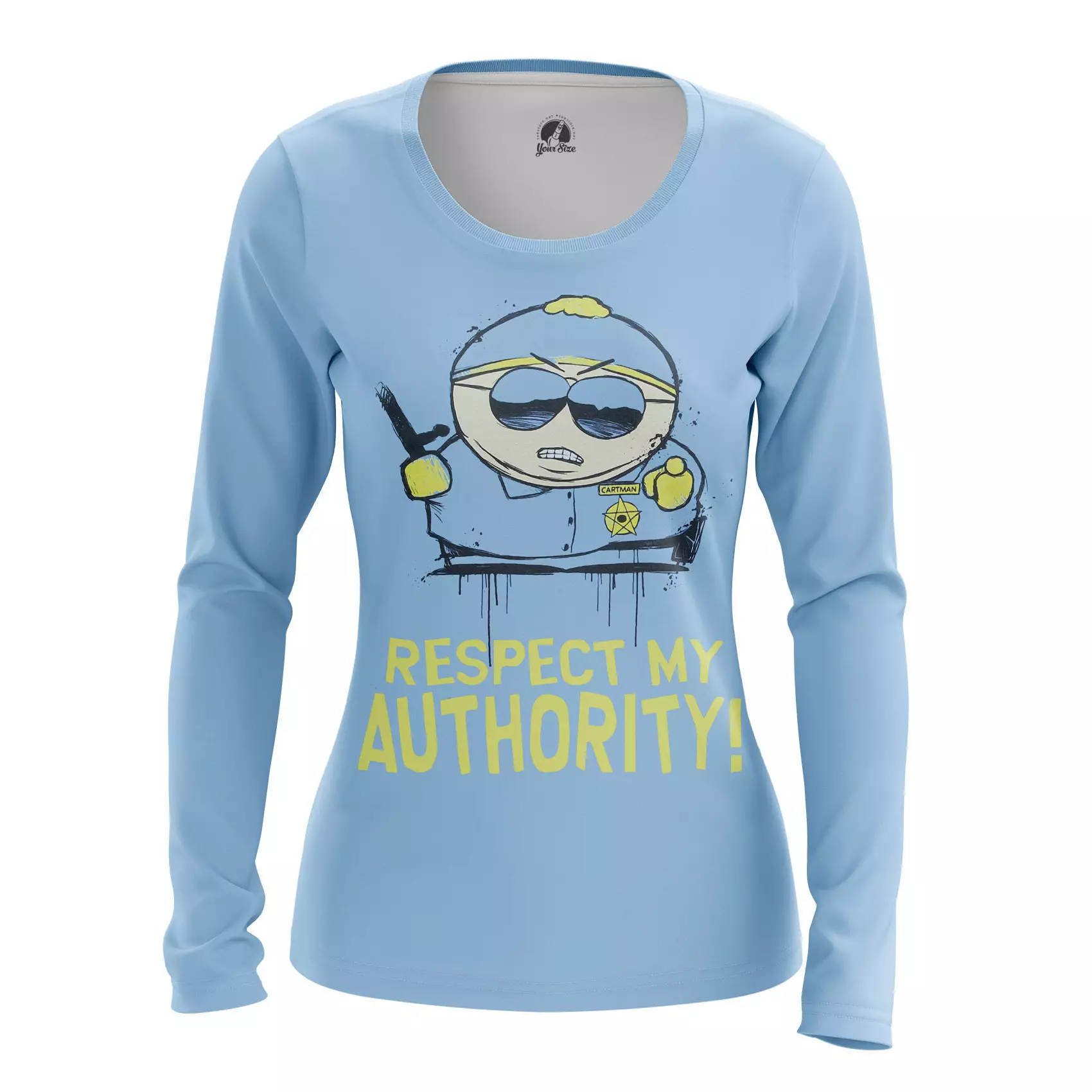 Women’s long sleeve Respect my authority South Park Idolstore - Merchandise and Collectibles Merchandise, Toys and Collectibles 2