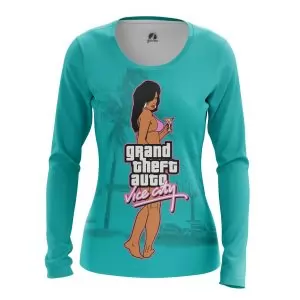 Women’s long sleeve Grand theft auto Vice city Idolstore - Merchandise and Collectibles Merchandise, Toys and Collectibles 2