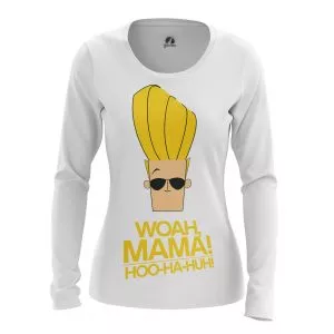 Women’s long sleeve Woah Mama Johnny Bravo Idolstore - Merchandise and Collectibles Merchandise, Toys and Collectibles 2