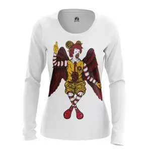 Women’s long sleeve Holly Foods Ronald Mcdonald Idolstore - Merchandise and Collectibles Merchandise, Toys and Collectibles 2