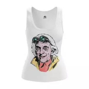 Women’s tank Emmett Brown Back to Future Vest Idolstore - Merchandise and Collectibles Merchandise, Toys and Collectibles 2