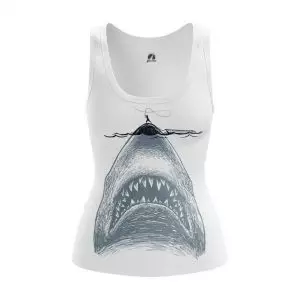Women’s tank Fishing Time Sharks Fun Jaws Vest Idolstore - Merchandise and Collectibles Merchandise, Toys and Collectibles 2