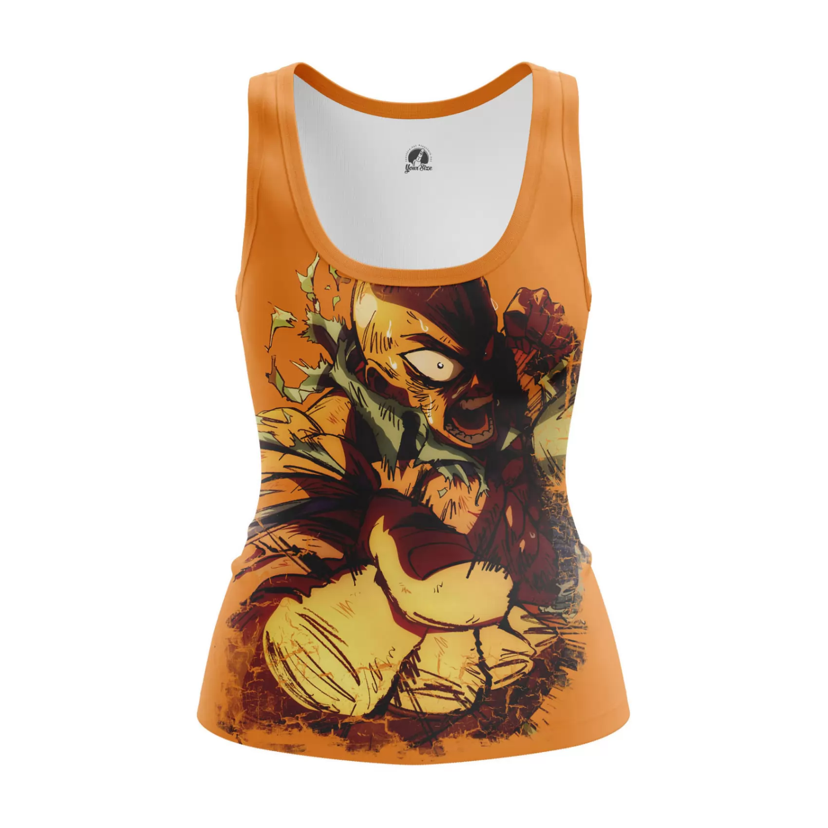 Women’s tank Hell of a punch One Punch Man Vest Idolstore - Merchandise and Collectibles Merchandise, Toys and Collectibles 2