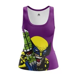 Women’s tank Hulk vs Wolverine Vest Idolstore - Merchandise and Collectibles Merchandise, Toys and Collectibles 2