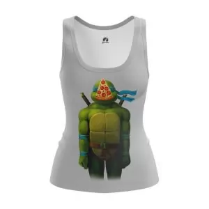 Women’s tank Leo TMNT Ninja Turtles Pizza Vest Idolstore - Merchandise and Collectibles Merchandise, Toys and Collectibles 2