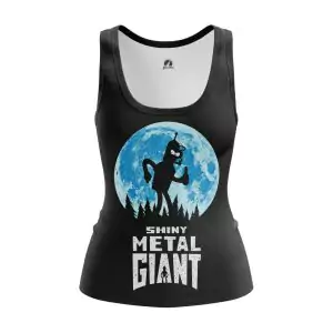 Women’s tank Shiny Metal Giant Futurama Vest Idolstore - Merchandise and Collectibles Merchandise, Toys and Collectibles 2