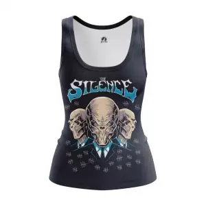 Women’s tank The Silence Doctor Who Vest Idolstore - Merchandise and Collectibles Merchandise, Toys and Collectibles 2