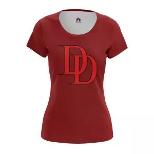 Women’s t-shirt Daredevil logo Red Idolstore - Merchandise and Collectibles Merchandise, Toys and Collectibles 2