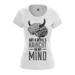 Women’s t-shirt Devils Haircut Satan Phrase Idolstore - Merchandise and Collectibles Merchandise, Toys and Collectibles 2