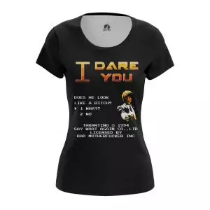 Women’s t-shirt I dare you Pulp Fiction Idolstore - Merchandise and Collectibles Merchandise, Toys and Collectibles 2