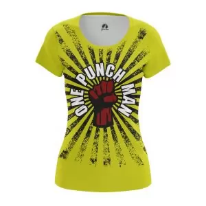 Women’s t-shirt One punch man Merch Yellow Idolstore - Merchandise and Collectibles Merchandise, Toys and Collectibles 2