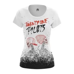 Women’s t-shirt Twenty One Pilots Shirts Clothes White Idolstore - Merchandise and Collectibles Merchandise, Toys and Collectibles 2