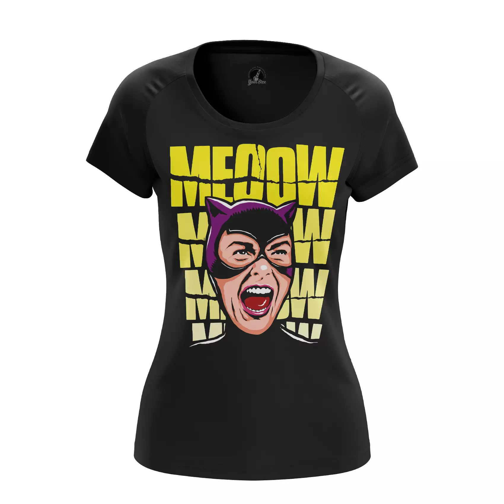 Women’s t-shirt Meow Catwoman Idolstore - Merchandise and Collectibles Merchandise, Toys and Collectibles 2