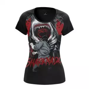 Women’s t-shirt Sharknado Jaws Idolstore - Merchandise and Collectibles Merchandise, Toys and Collectibles 2