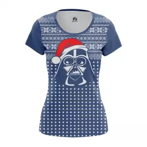 Women’s t-shirt Darth Santa Christmas Star Wars Gift Pattern Idolstore - Merchandise and Collectibles Merchandise, Toys and Collectibles 2