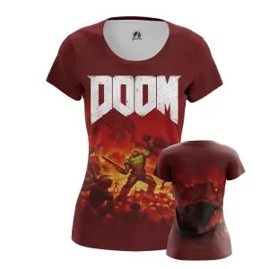 Women’s t-shirt Doom Shooter Universe Idolstore - Merchandise and Collectibles Merchandise, Toys and Collectibles 2
