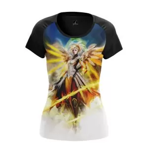 Women’s t-shirt Mercy Angel Gaming Games Overwatch Idolstore - Merchandise and Collectibles Merchandise, Toys and Collectibles 2