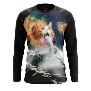 Men’s long sleeve Milky Cat Space Cats Idolstore - Merchandise and Collectibles Merchandise, Toys and Collectibles 2