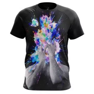Buy men's t-shirt head blow space universe - product collection