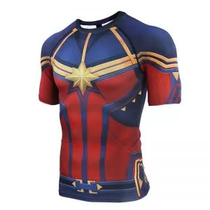 Captain Marvel Rashguard Workout shirt endgame Idolstore - Merchandise and Collectibles Merchandise, Toys and Collectibles 2