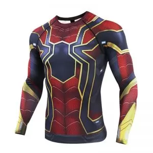 Iron spider Rash guard Workout Jersey spider-man Idolstore - Merchandise and Collectibles Merchandise, Toys and Collectibles 2