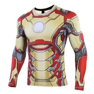 Iron man Rash guard Workout Jersey MK42 Armor Idolstore - Merchandise and Collectibles Merchandise, Toys and Collectibles 2