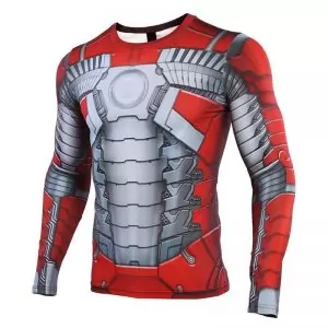 Iron man Rashguard Workout Jersey MK5 Armor Idolstore - Merchandise and Collectibles Merchandise, Toys and Collectibles 2