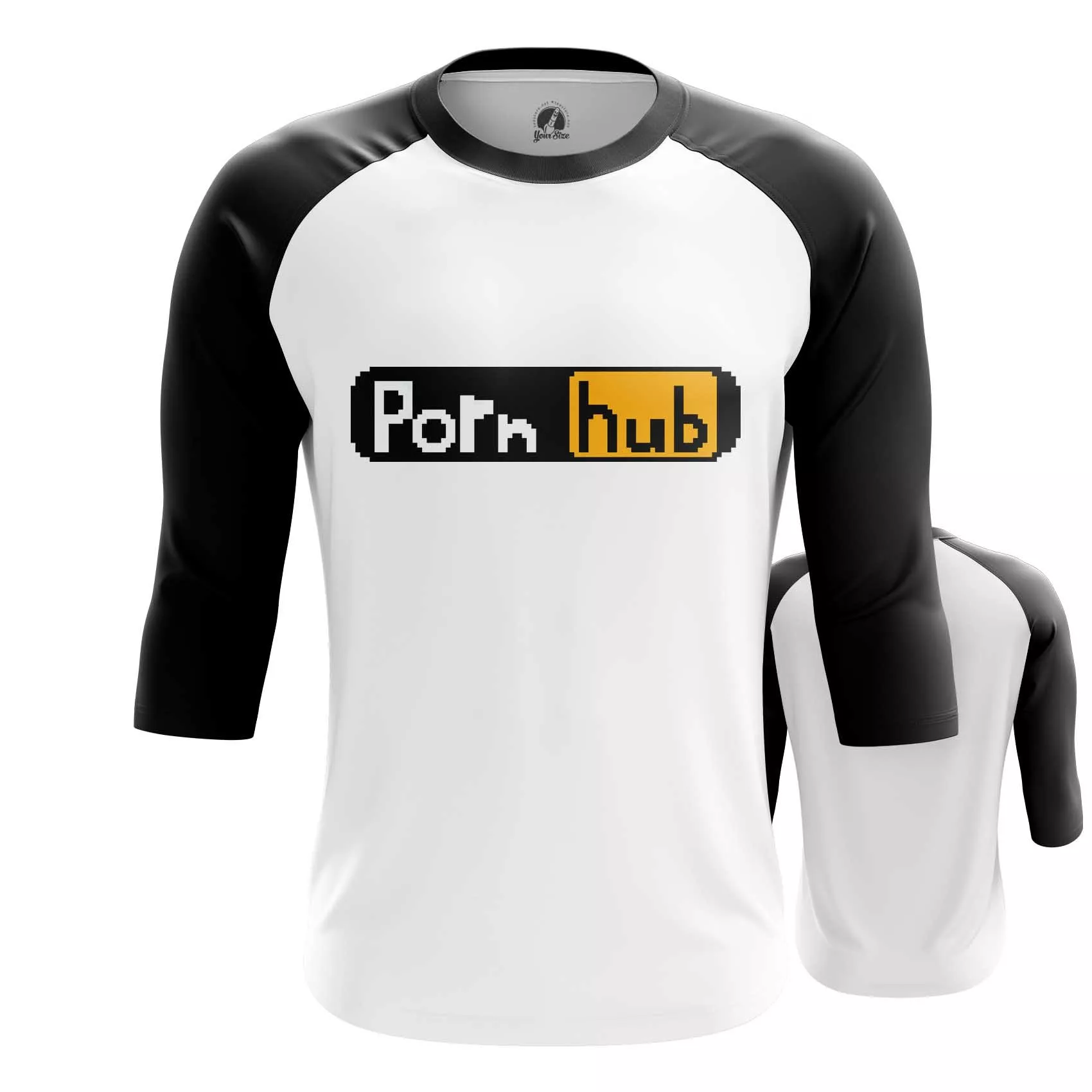 T-shirt 8 Bit Retro Pornhub Top - Idolstore - Merchandise And Collectibles