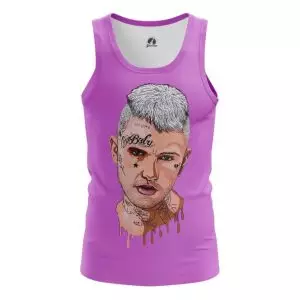 Tank Lil Peep Print Face Vest Idolstore - Merchandise and Collectibles Merchandise, Toys and Collectibles 2