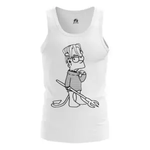 Tank Lil Peep Bart Simpson Hellboy Vest Idolstore - Merchandise and Collectibles Merchandise, Toys and Collectibles 2