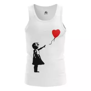 Tank Banksy girl with balloon Vest Idolstore - Merchandise and Collectibles Merchandise, Toys and Collectibles 2