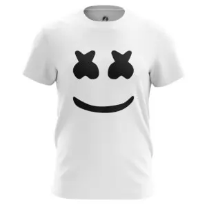 Marshmello T-shirt DJ Face White Print Idolstore - Merchandise and Collectibles Merchandise, Toys and Collectibles 2