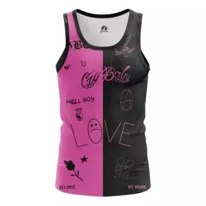 Tank Hellboy Purple Black Lil Peep Vest Idolstore - Merchandise and Collectibles Merchandise, Toys and Collectibles 2