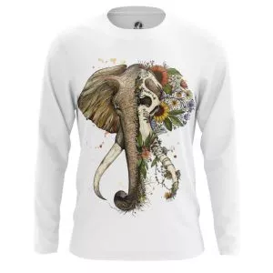 Long sleeve Elephant Floral Art Print Idolstore - Merchandise and Collectibles Merchandise, Toys and Collectibles 2