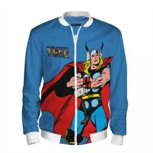 Baseball jacket All hail the mighty Thor Retro Idolstore - Merchandise and Collectibles Merchandise, Toys and Collectibles 2