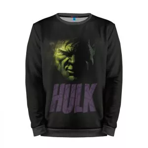 Buy sweatshirt hulk's face green - product collection