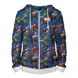 Zipper hoodie The Avengers Cartoon Pattern Idolstore - Merchandise and Collectibles Merchandise, Toys and Collectibles 2